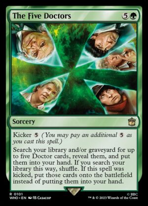 The Five Doctors - Foil<br /><span class="collector-number">Collector No. 101</span>