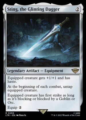 Sting, the Glinting Dagger - Foil<br /><span class="collector-number">Collector No. 250</span>