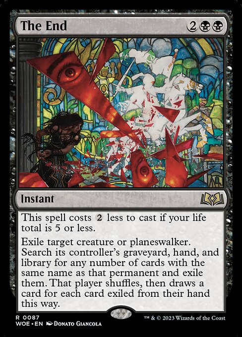 The End - Foil<br /><span class="collector-number">Collector No. 87</span>