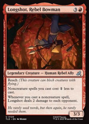 Longshot, Rebel Bowman - Foil<br /><span class="collector-number">Collector No. 120</span>