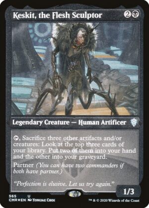 Keskit, the Flesh Sculptor - Etched<br /><span class="collector-number">Collector No. 565</span>
