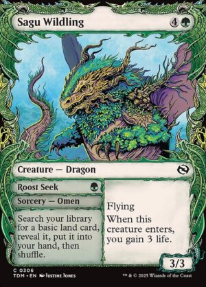 Sagu Wildling // Roost Seek - Foil<br /><span class="collector-number">Collector No. 306</span>