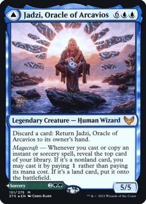 Jadzi, Oracle of Arcavios // Journey to the Oracle - Foil<br /><span class="collector-number">Collector No. 151s</span>