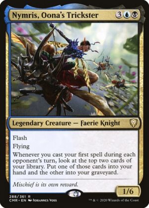 Nymris, Oona's Trickster - Foil<br /><span class="collector-number">Collector No. 288</span>