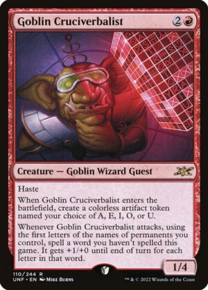 Goblin Cruciverbalist<br /><span class="collector-number">Collector No. 110</span>