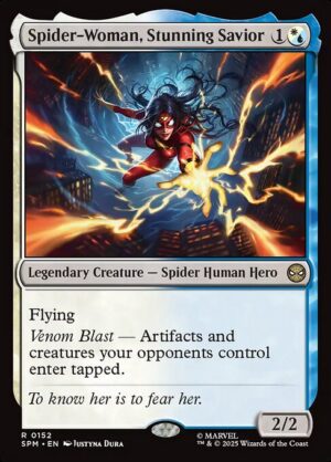 Spider-Woman, Stunning Savior - Foil<br /><span class="collector-number">Collector No. 152</span>