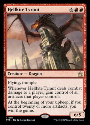 Hellkite Tyrant - Foil<br /><span class="collector-number">Collector No. 111</span>
