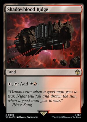 Shadowblood Ridge - Foil<br /><span class="collector-number">Collector No. 303</span>