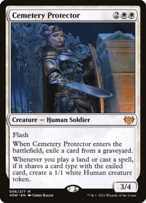 Cemetery Protector - Foil<br /><span class="collector-number">Collector No. 6</span>