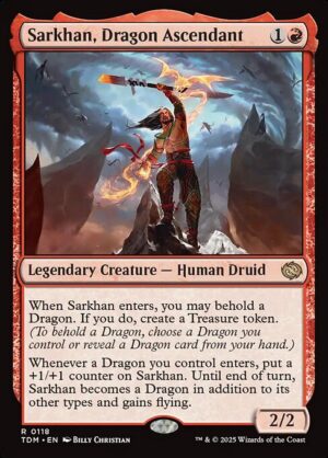 Sarkhan, Dragon Ascendant - Foil<br /><span class="collector-number">Collector No. 118</span>