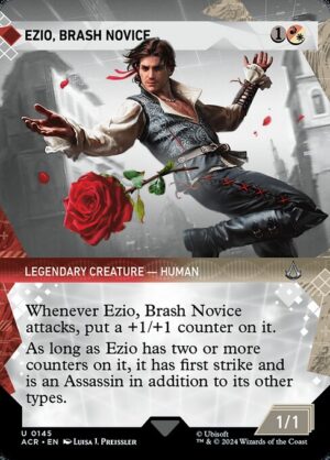 Ezio, Brash Novice - Foil<br /><span class="collector-number">Collector No. 145</span>