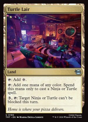 Turtle Lair<br /><span class="collector-number">Collector No. 190</span>