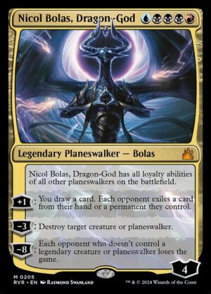 Nicol Bolas, Dragon-God - Foil<br /><span class="collector-number">Collector No. 205</span>