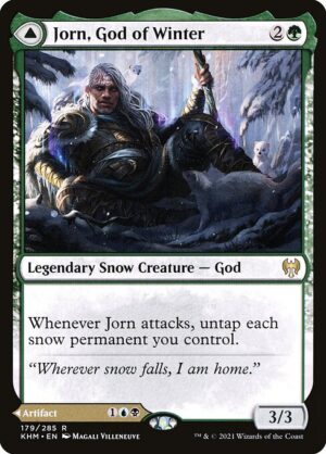 Jorn, God of Winter // Kaldring, the Rimestaff - Foil<br /><span class="collector-number">Collector No. 179</span>