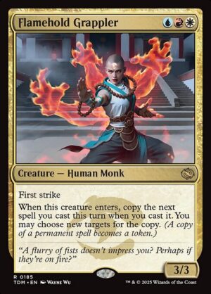 Flamehold Grappler - Foil<br /><span class="collector-number">Collector No. 185</span>