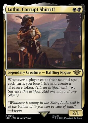 Lotho, Corrupt Shirriff - Foil<br /><span class="collector-number">Collector No. 213</span>