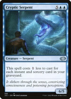 Cryptic Serpent<br /><span class="collector-number">Collector No. 285</span>