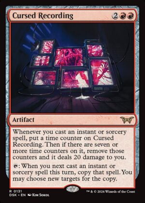 Cursed Recording - Foil<br /><span class="collector-number">Collector No. 131</span>