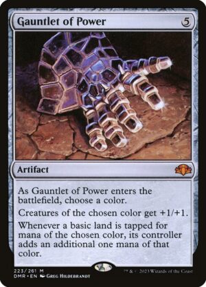 Gauntlet of Power - Foil<br /><span class="collector-number">Collector No. 223</span>