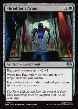 Shredder's Armor<br /><span class="collector-number">Collector No. 75</span>