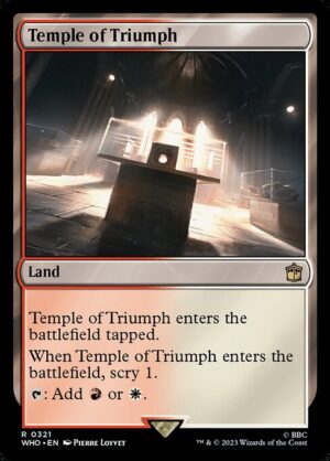 Temple of Triumph - Foil<br /><span class="collector-number">Collector No. 321</span>