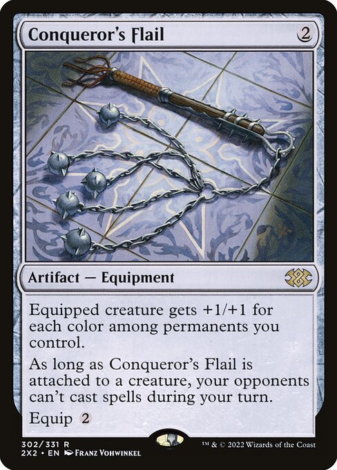 Conqueror's Flail - Foil<br /><span class="collector-number">Collector No. 302</span>