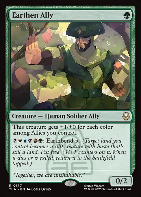 Earthen Ally - Foil<br /><span class="collector-number">Collector No. 177</span>