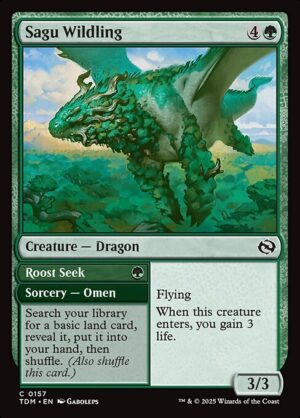 Sagu Wildling // Roost Seek<br /><span class="collector-number">Collector No. 157</span>