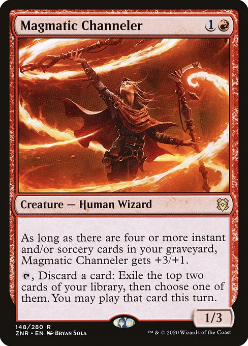 Magmatic Channeler - Foil<br /><span class="collector-number">Collector No. 148</span>