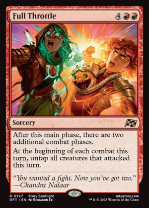 Full Throttle - Foil<br /><span class="collector-number">Collector No. 127</span>