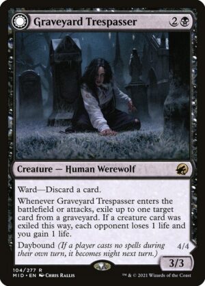 Graveyard Trespasser // Graveyard Glutton - Foil<br /><span class="collector-number">Collector No. 104</span>