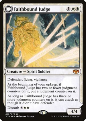 Faithbound Judge // Sinner's Judgment - Foil<br /><span class="collector-number">Collector No. 12</span>