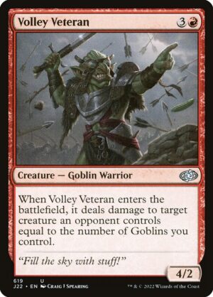 Volley Veteran<br /><span class="collector-number">Collector No. 619</span>