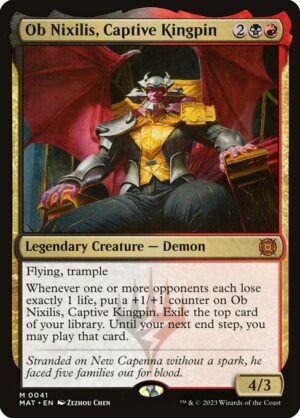 Ob Nixilis, Captive Kingpin - Foil<br /><span class="collector-number">Collector No. 41</span>