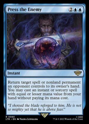 Press the Enemy - Foil<br /><span class="collector-number">Collector No. 65</span>