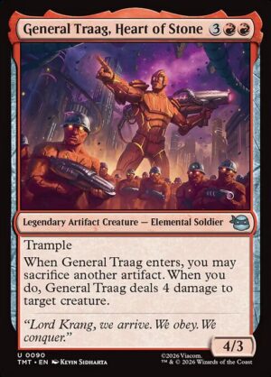 General Traag, Heart of Stone<br /><span class="collector-number">Collector No. 90</span>