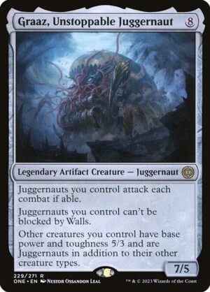 Graaz, Unstoppable Juggernaut - Foil<br /><span class="collector-number">Collector No. 229</span>