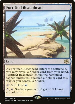 Fortified Beachhead - Foil<br /><span class="collector-number">Collector No. 262</span>