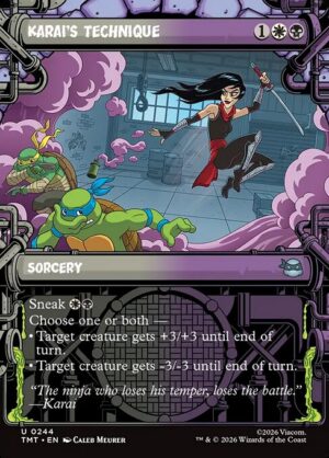 Karai's Technique - Foil<br /><span class="collector-number">Collector No. 244</span>