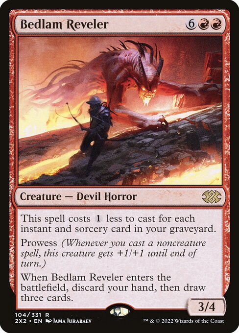 Bedlam Reveler - Foil<br /><span class="collector-number">Collector No. 104</span>