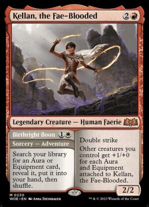 Kellan, the Fae-Blooded // Birthright Boon - Foil<br /><span class="collector-number">Collector No. 230</span>