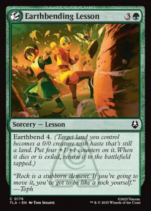 Earthbending Lesson - Foil<br /><span class="collector-number">Collector No. 176</span>