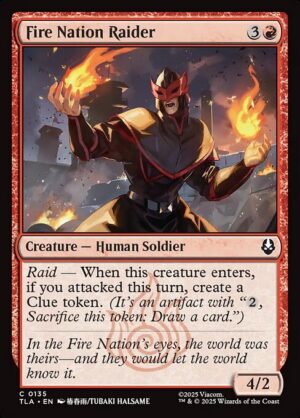 Fire Nation Raider - Foil<br /><span class="collector-number">Collector No. 135</span>
