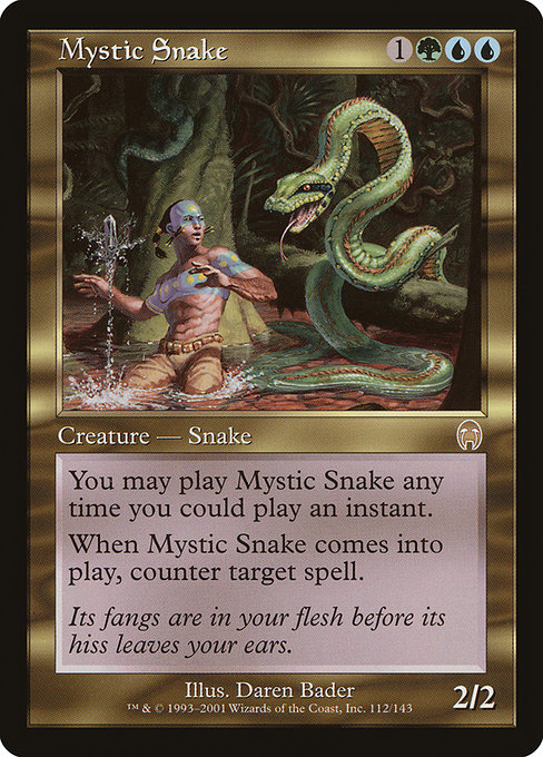 Mystic Snake<br /><span class="collector-number">Collector No. 112</span>