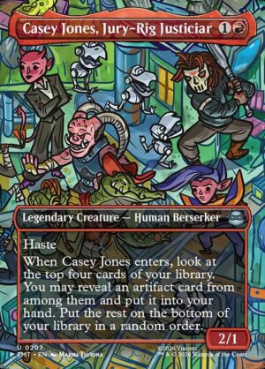 Casey Jones, Jury-Rig Justiciar - Foil<br /><span class="collector-number">Collector No. 207</span>