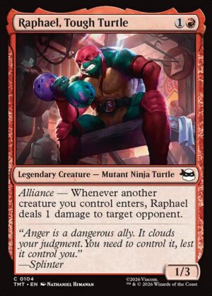 Raphael, Tough Turtle<br /><span class="collector-number">Collector No. 104</span>