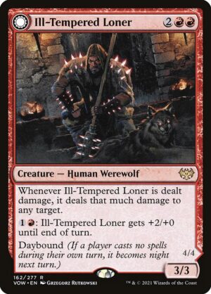 Ill-Tempered Loner // Howlpack Avenger - Foil<br /><span class="collector-number">Collector No. 162</span>