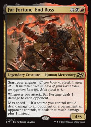 Far Fortune, End Boss - Foil<br /><span class="collector-number">Collector No. 203</span>
