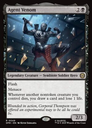 Agent Venom - Foil<br /><span class="collector-number">Collector No. 49</span>