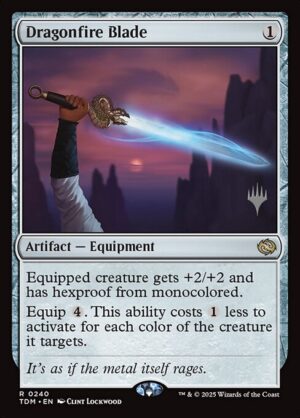 Dragonfire Blade - Foil<br /><span class="collector-number">Collector No. 240p</span>
